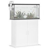 Aquariumstandaard Hout Wit 81x36x73 cm - 34% Korting