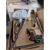 OFFO Regendouche Set 30x30cm Chroom - Hoogteverstelbaar met Kinkvrije Slang - 54% Korting