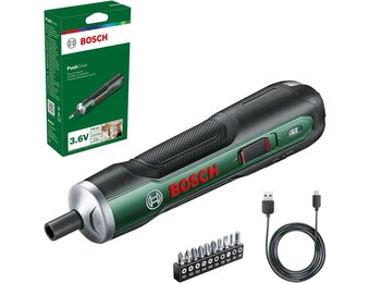 Bosch PushDrive Accuschroevendraaier Starterset - 3.6V - 34% Korting