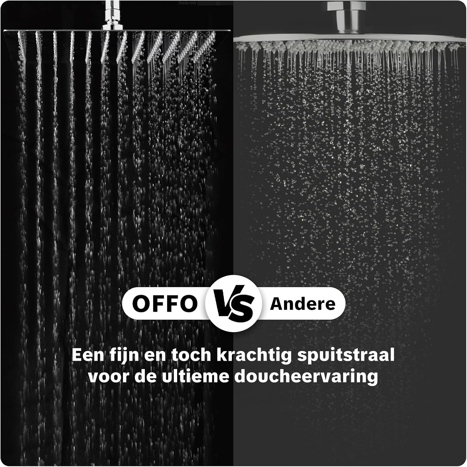 Regendouchesysteem Chroom Hoogteverstelbaar - 34% Korting