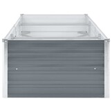 Verhoogde Plantenbak Staal 240x80x45cm Grijs - 34% Korting