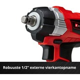 Slagmoersleutel Accu 18V Koolborstelloos met LED - 34% Korting
