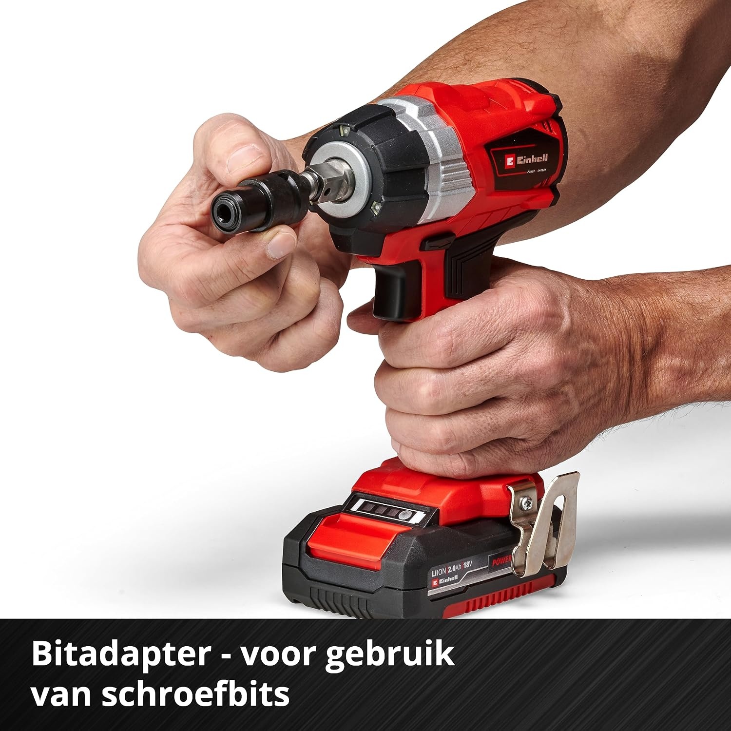 Slagmoersleutel Accu 18V Koolborstelloos met LED - 34% Korting