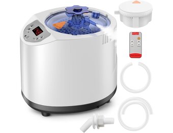 Draagbare Stoomsauna voor Thuis - 1200W, 3L, 15 standen, Timer, Afstandsbediening - 53% Korting