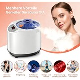 Draagbare Stoomsauna voor Thuis - 1200W, 3L, 15 standen, Timer, Afstandsbediening - 53% Korting