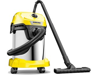 Kärcher WD 3 S Nat-/Droogzuiger 1000W 17L met 34% Korting!