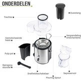 Elektrische Sapcentrifuge 850W met 2 Snelheden - 34% Korting
