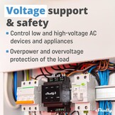 3-Kanaals Slim Relais voor Alexa/Google Home, 48A DIN-Rail, WLAN/LAN/Bluetooth (34% Korting)