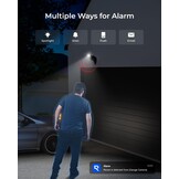 Reolink Lumus, Opgewaardeerde 2K 4MP Buiten Beveiligingscamera met Schijnwerpers, Slimme Persoon/voertuig/huisdier Detectie met Directe Waarschuwingen, 2,4/5GHz Dual-band Wi-Fi Camera, Tweegesprek