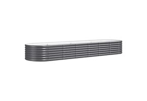 Plantenbak 296x80x36 cm Staal Antraciet - 41% Korting