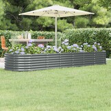 Plantenbak 296x80x36 cm Staal Antraciet - 34% Korting