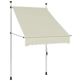 VidaXL Luifel Handmatig Uittrekbaar 100cm Crème - 34% Korting