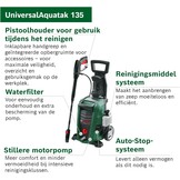 Bosch UniversalAquatak 135 Hogedrukreiniger - 1900W - 135 bar - 54% Korting