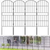 Tuinhek Set Zwart Metaal 10-Delig - 310cm - 34% Korting