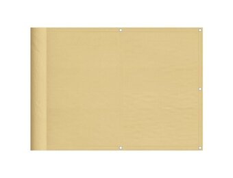 VidaXL Balkonscherm Zandkleurig 75x700 cm Oxford Polyester met 33% Korting