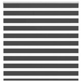 Zebra rolgordijn 150x150 cm Zwart - 34% Korting