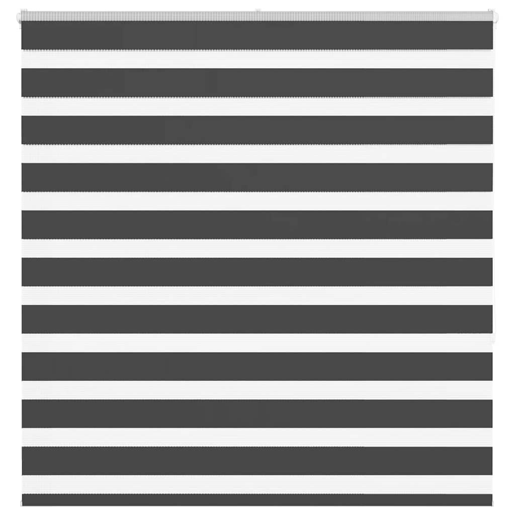 Zebra rolgordijn 150x150 cm Zwart - 34% Korting
