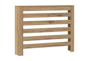 vidaXL Radiatorombouw 104x20x82 cm bewerkt hout artisanaal eikenkleur
