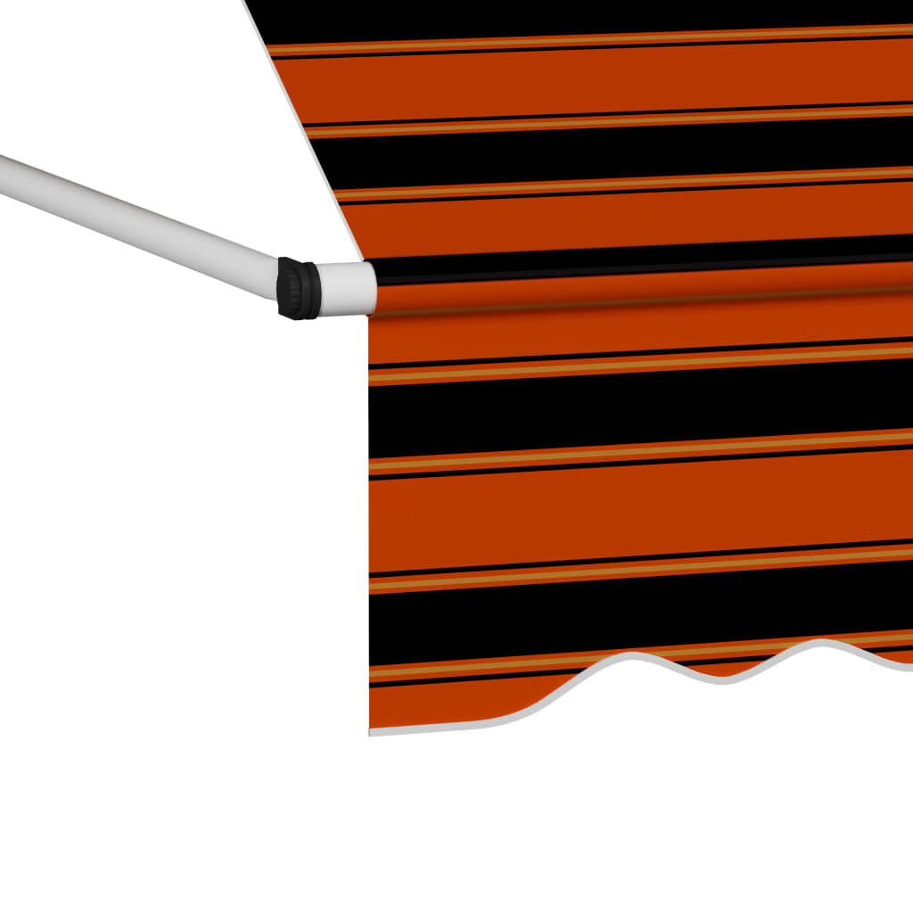 VidaXL Luifel 300 cm Oranje/Bruin - Handmatig Uittrekbaar (34% Korting)