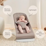 BabyBjörn Wipstoel Bliss Zandgrijs - 35% Korting