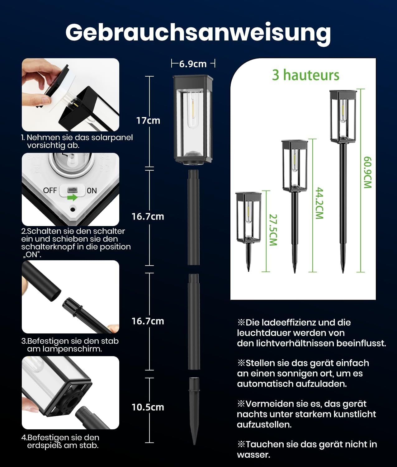 Tuinverlichting op Zonne-energie (6 stuks) - 33% Korting