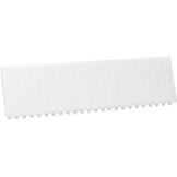 Blindstrepen zuiver wit RAL9010, 219 mm - 33% Korting