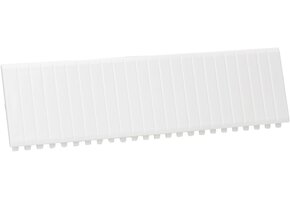 Blindstreep Zuiver Wit RAL9010 Kunststof - 219mm - 39% Korting