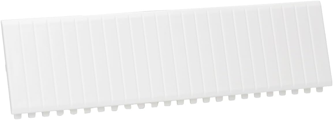 Blindstrepen zuiver wit RAL9010, 219 mm - 33% Korting