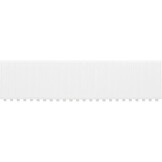 Blindstrepen zuiver wit RAL9010, 219 mm - 33% Korting