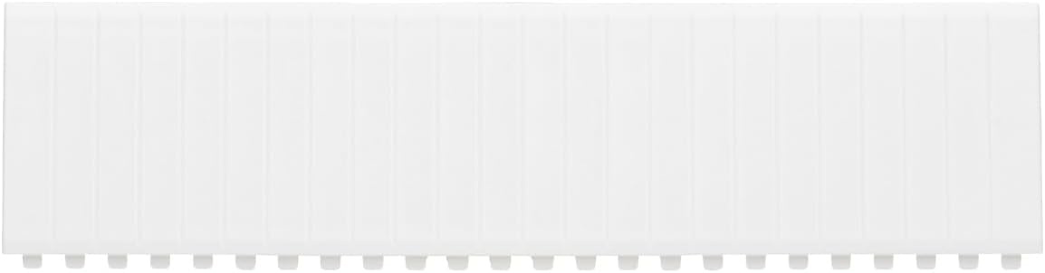 Blindstrepen zuiver wit RAL9010, 219 mm - 33% Korting