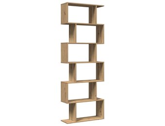 VidaXL Kamerscherm Boekenkast 6-laags 70x24x193 cm Hout Artisanaal - 35% Korting