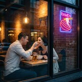 Roze LED Neonbord 'Ramen' 33% Korting | Dimbare Acryl Lichtreclame