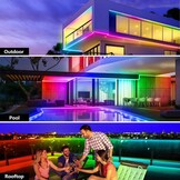 Ledstrip voor buiten IP68 waterdicht 30m RGB+IC - 34% Korting