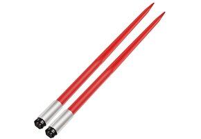 Paar Hooiballenspiezen 125 cm - 41% Korting