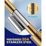 ARCORA RVS Keukenkraan 360° Draaibaar - Goud - 34% Korting