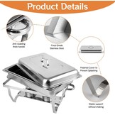 Elektrische Chafing Dish Set 9L RVS - 4 Stuks - 54% Korting