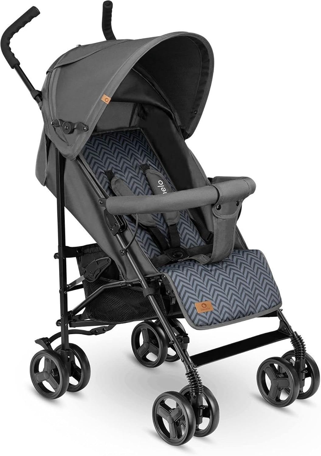 Lionelo Elia Kinderwagen Grafiet - Lichtgewicht & Compact - 6m-3jr
