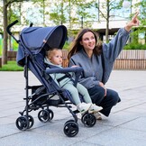 Lionelo Elia Kinderwagen Grafiet - Lichtgewicht & Compact - 6m-3jr