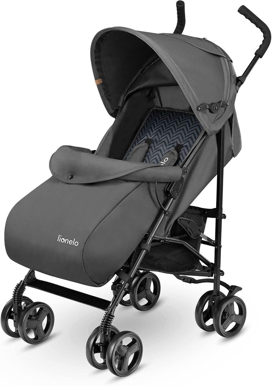 Lionelo Elia Kinderwagen Grafiet - Lichtgewicht & Compact - 6m-3jr