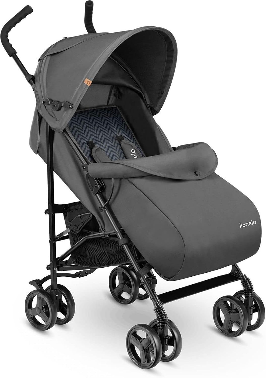 Lionelo Elia Kinderwagen Grafiet - Lichtgewicht & Compact - 6m-3jr