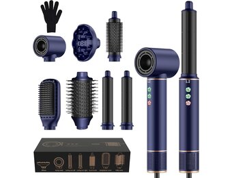 MogaWave 7-in-1 Air Styler - Multicolour - Krachtige Haardroger en Styling Set