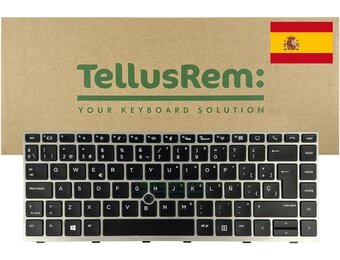 Vervangend toetsenbord voor HP 840 G5, 840 G6, 745 G5, 745 G6, ZBook 14u G5, 14u G6 | Spaans met achtergrondverlichting