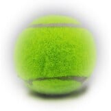 Tennisballen Set van 3 Geel Lichtgewicht voor buitensport en huisdieren