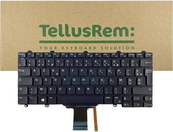 Frans toetsenbord Dell Latitude E7250 E5250 E5270, verlicht, 78% korting