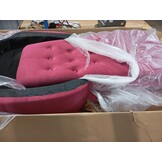vidaXL Stoel met hoge rugleuning, fluweel, wijnrood - 67% korting!