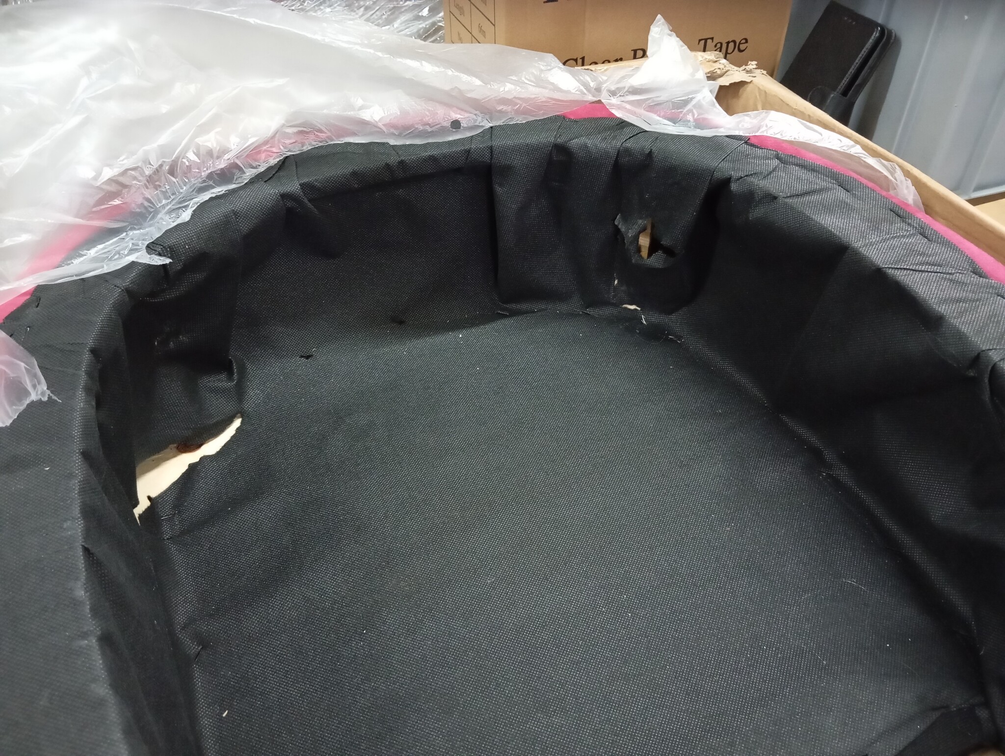 vidaXL Stoel met hoge rugleuning, fluweel, wijnrood - 67% korting!