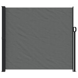 vidaXL Windscherm uittrekbaar 180x600 cm antracietkleurig