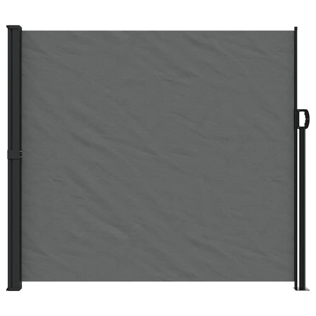 vidaXL Windscherm uittrekbaar 180x600 cm antracietkleurig