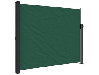 vidaXL Windscherm uittrekbaar 160x500 cm donkergroen