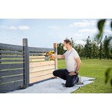 WAGNER accu-verfspuitsysteem W 600 FLEXiO 18V (batterij en lader zijn niet bij de levering inbegrepen) voor muur/latexverven, lakken en houtbeschermingsmiddelen./beits, reservoir 1300 ml + 800 ml